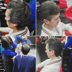 Обучение мужским стрижкам, на курсах парикмахеров в учебном центре Asta-La-vista.
