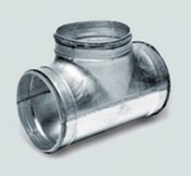 тройник круглого сечения производства ООО ПК Вентиляционные системы