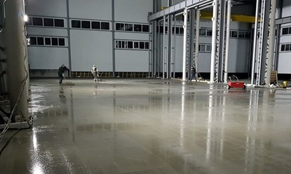бетонные полы с топпингом