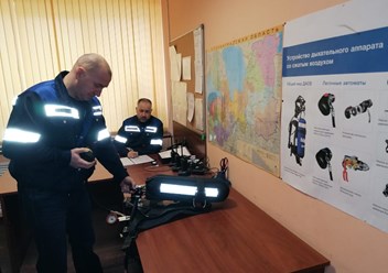 Дежурная смена спасателей на ул. Маршала Говорова. д.37