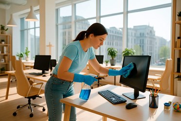 Уборка офисов — наша работа!
Клининговая компания «Клининг-Баланс» — ваш надежный партнер по поддержанию чистоты в Екатеринбурге. Доверьте нам заботу о вашем офисе и сосредоточьтесь на бизнесе!