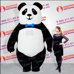 Костюм панда 3м с коротким мехом