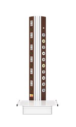 Настенная вертикальная медицинская консоль CS07