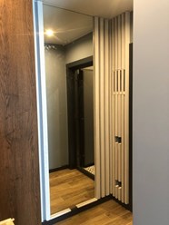 Рейки 30х30 мм RAL 9003 , зеркало 4 мм