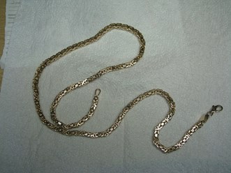 Цепь"лисий хвост" ручная работа