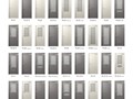 Классические массивные нестандартные двери с покрытием экошпон, более 60 видов покрытий