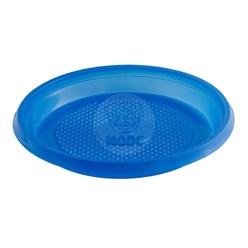 Код товара 13006. Тарелка десертная одноразовая пластиковая диаметр 165мм синяя 100/2400. Купить одноразовую пластиковую тарелку в Барнауле у производителя одноразовой посуды ТД МОПС. Павловский тракт