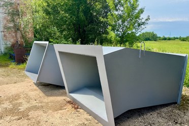 Хоппер для стационарного пресса