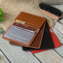 Обложка для документов из натуральной кожи ручной работы