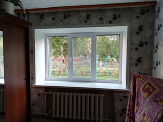 Установка 3 створчатого окна в 5 этажном кирпичном доме