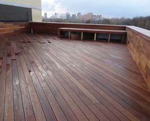 Террасная доска кумару красный