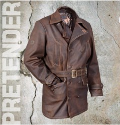 Куртка «Адмирал коричневая». 
Сезон: демисезон;
Материал:Кожа буйвола/Толстая кожа;
Цвет: Коричневый;
Размер: L / M / XL / XXL / XX