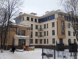 Нижний Новгород, Нижегородская,28.
Фасадный декор (пенопласт).