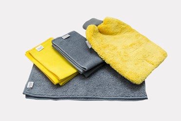 автонабор
салфетка универсальная; варежка универсальная; салфетка для стекол и зеркал; салфетка для поверхностей, требующих бережного ухода.