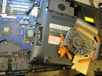 Samsung RF511 Чистка системы охлаждения