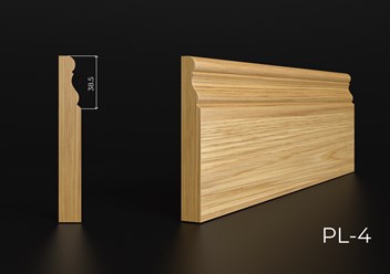 Напольный плинтус из МДФ. Модель: PL-4