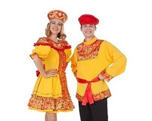 Русские народные костюмы для женщин и мужчин