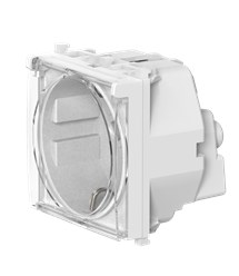 Розетка CADUCEUS ALING EXPERIENCE электрическая, модульная с крышкой, для скрытой проводки, механизм, 16А, 250 В~