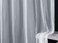 Тюль Турция плиссе с жемчужинами. 
Высота 300 см. 
Цена 460 руб. метр 
Не препятствует проникновению света, легко пропускает воздух, подойдет в любую комнату, в гостиную, в спальню, на кухню