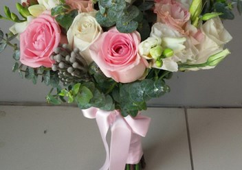 Нежный свадебный букет от ЛепестОк46