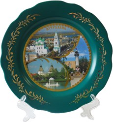 Тарелка декоративная "Астрахань" диам.17,5см. Фарфор, золочение
В индивидуальной упаковке , с подставкой и подвесом.