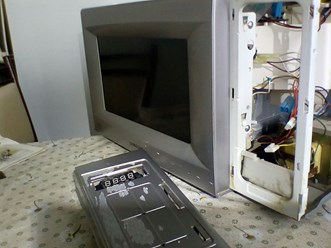 Ремонт модуля управления микроволновой печи