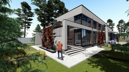 заказать проект реконструкции жилого дома, пристроить комнату к дому 
архитектор 8029-6402616