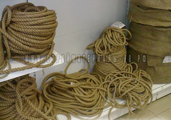 Верёвка декоративна, джут, пакля, лён