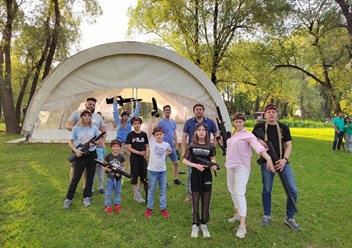 Выездной корпоратив. Лазертаг.