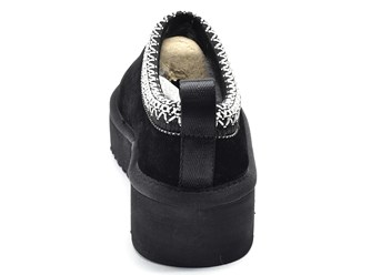 UGG Tazz Slippers Black - черные тапочки-угги Тазз