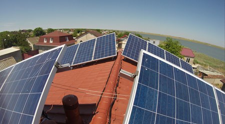 Солнечные панели. Автономная солнечная электростанция 36 кВт, г. Евпатория, Крым
