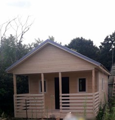 Дом 4 на 5. 1,5 терасса