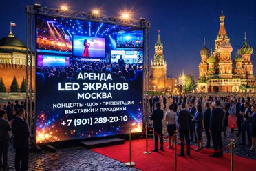 Аренда светодиодного LED экрана под ключ