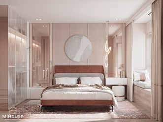 ЖК КЛЕВЕР ПАРК визуализация мастер-спальни