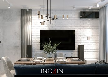 Project "Space" - дизайн двухуровневых 111 м2 в Хабаровске. Студия дизайна интерьеров INGAIN