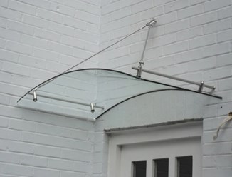 Алюминиевый козырек