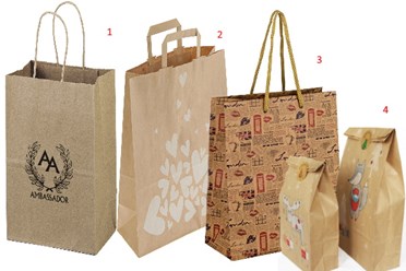 крафт-пакеты с ручками