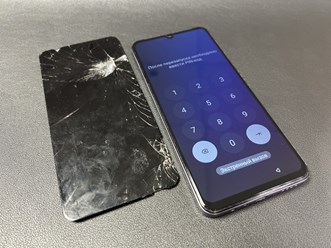 Замена разбитого экрана на Realme Note 60