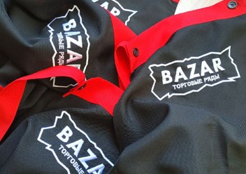 Вышивка логотипа на фартуках (на текстиле) в Сочи