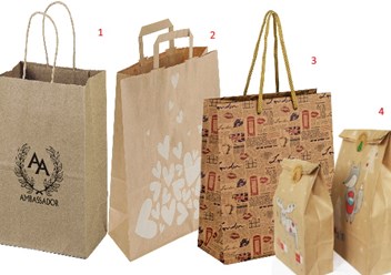 крафт-пакеты с ручками