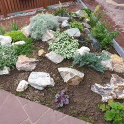 Дизайн диким камнем