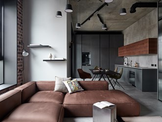 Дизайн интерьера и реализация квартиры в стиле лофт