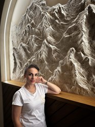 Барельеф «Горы» для кафе «Чудо-Блюдо» г. Воронеж