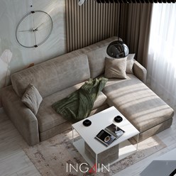 Project "Nature" - дизайн трехкомнатной квартиры в Хабаровске. Студия дизайна интерьеров INGAIN