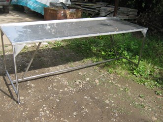 Разделочный стол из пищевой нержавейки