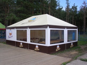 Производство шатров любых размеров в Республике Мордовия.
Нанесение рекламы, логотипа или иной информации.
