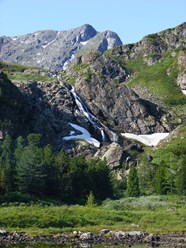 Верховье реки Пыжа. Горный Алтай.