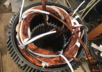 Ремонт электродвигателя Siemens 110 Kw