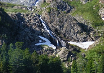 Верховье реки Пыжа. Горный Алтай.