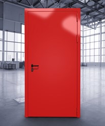 Противопожарные глухие однопольные двери